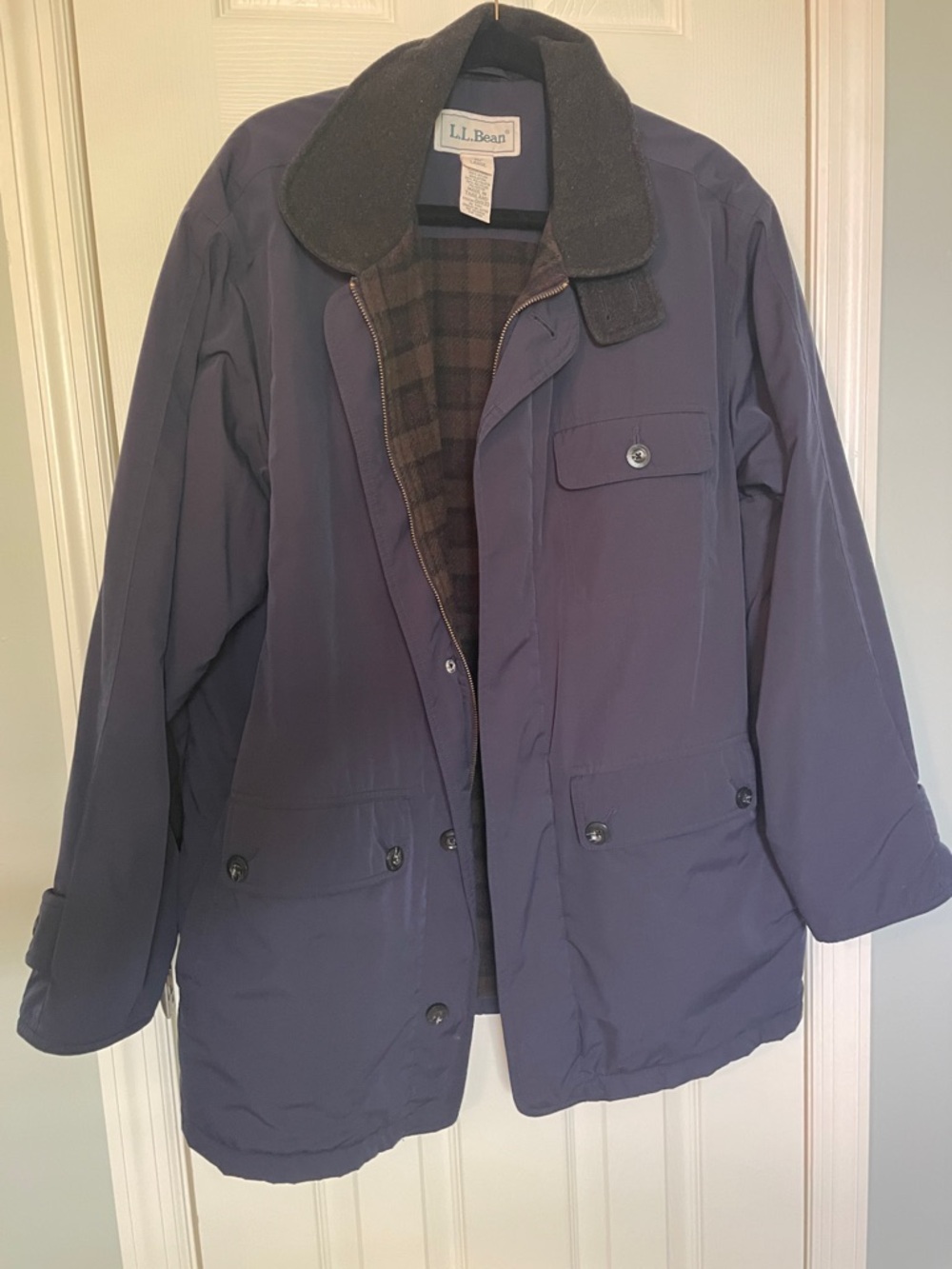 Vintage L.L. Bean Navy coat